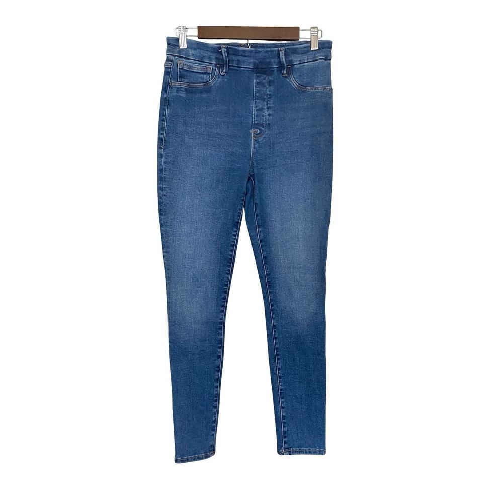 Good American Good Legs High Rise Skinny‎ Jeans Blue Size 3 Stretch Denim